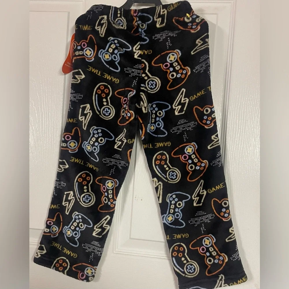 🔴 3/$12 Wonder Nation Boys’ Black‎ Gaming Themed Pajama Pants! NWT! Size XS 4-5